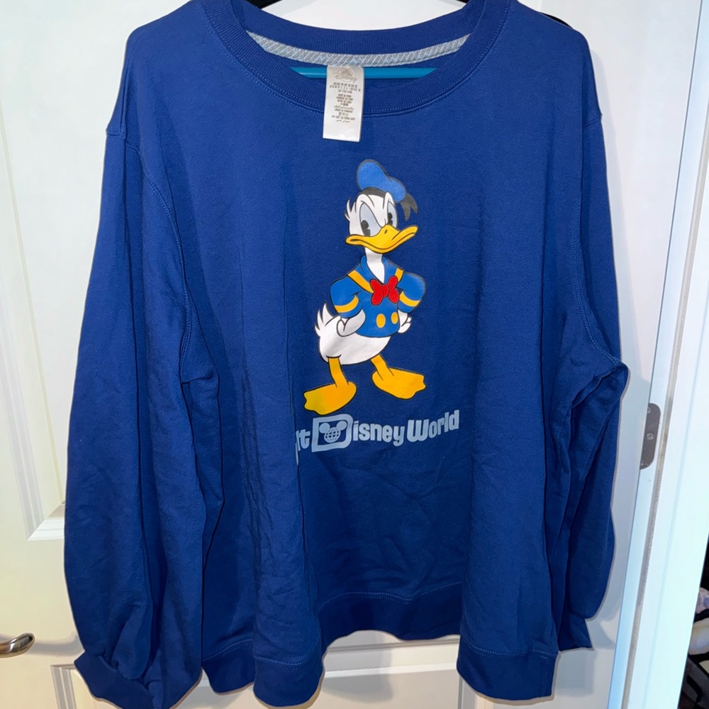 Disney Blue Donald Duck Sweatshirt